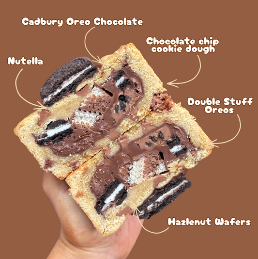 Mini Nutella Oreo Cookie Pie treat box 🥧🍪