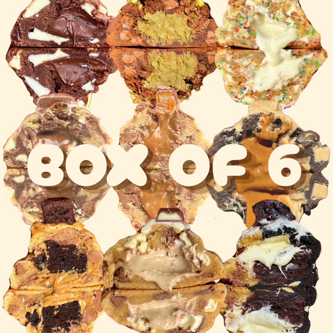Box of 6 🍪 The Crowd Favourite ⭐️